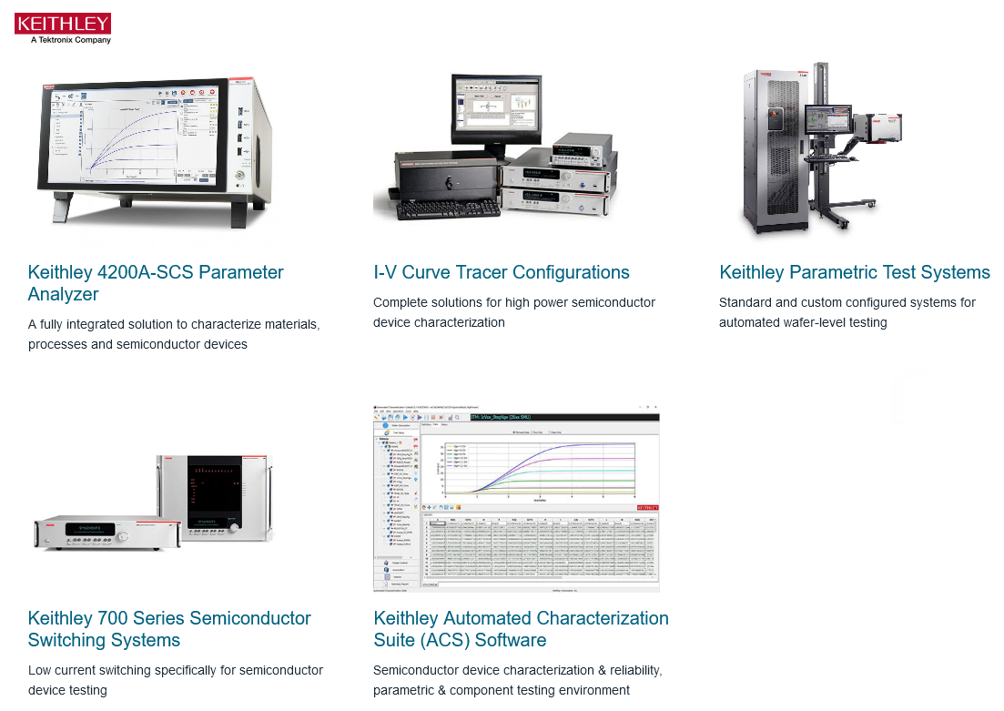 Keithley Semiconductor Test Systems - Keithley Indonesia